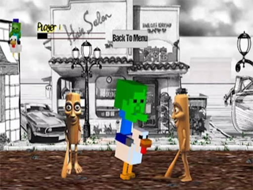 Chicken Jockey Tung Tung Sahur Fight